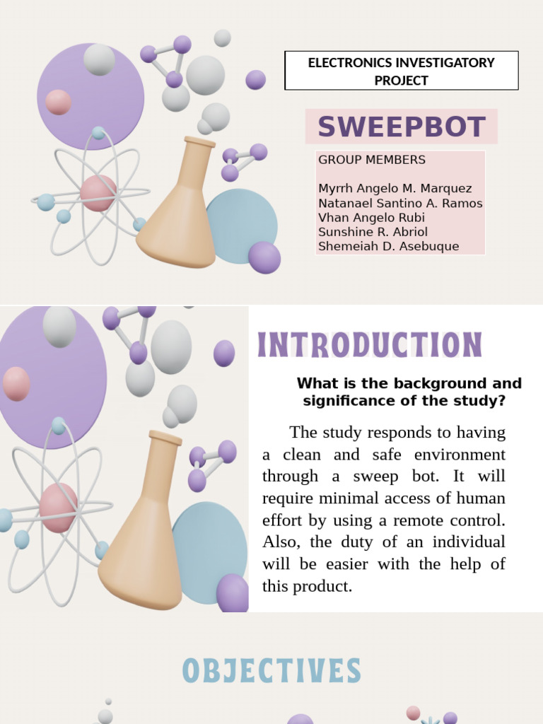 Remote-Controlled Sweep Bot Project | PDF | Methodology | Science