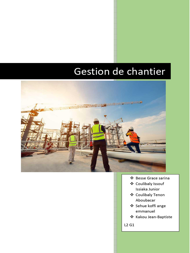 Gestion de Chantier pour Architectes | PDF | Architecte | Planification