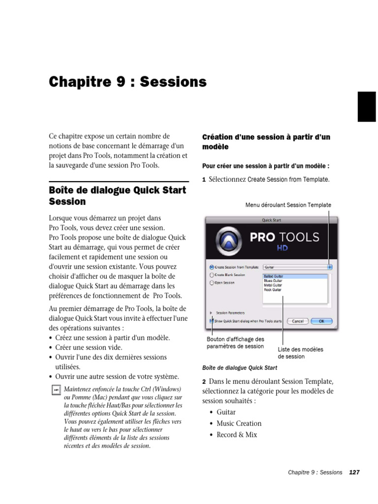 Création de nouvelles sessions Pro Tools | PDF | Fichier informatique ...