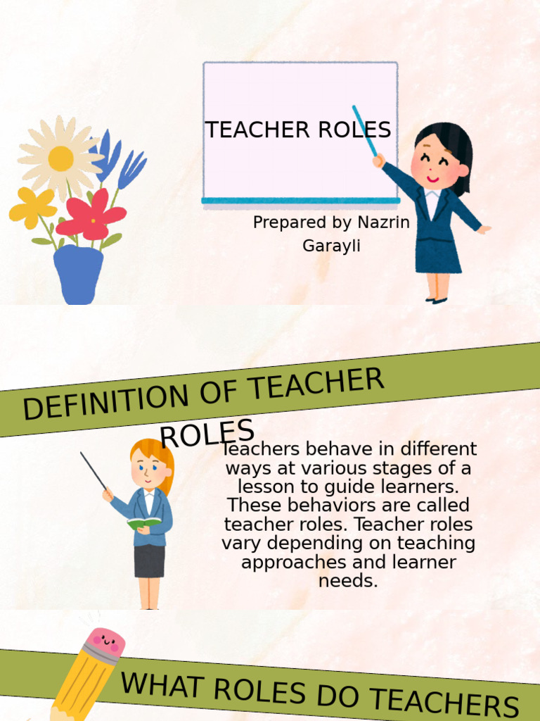 Teacher Roles - Nazrin Garayli.pptx | PDF