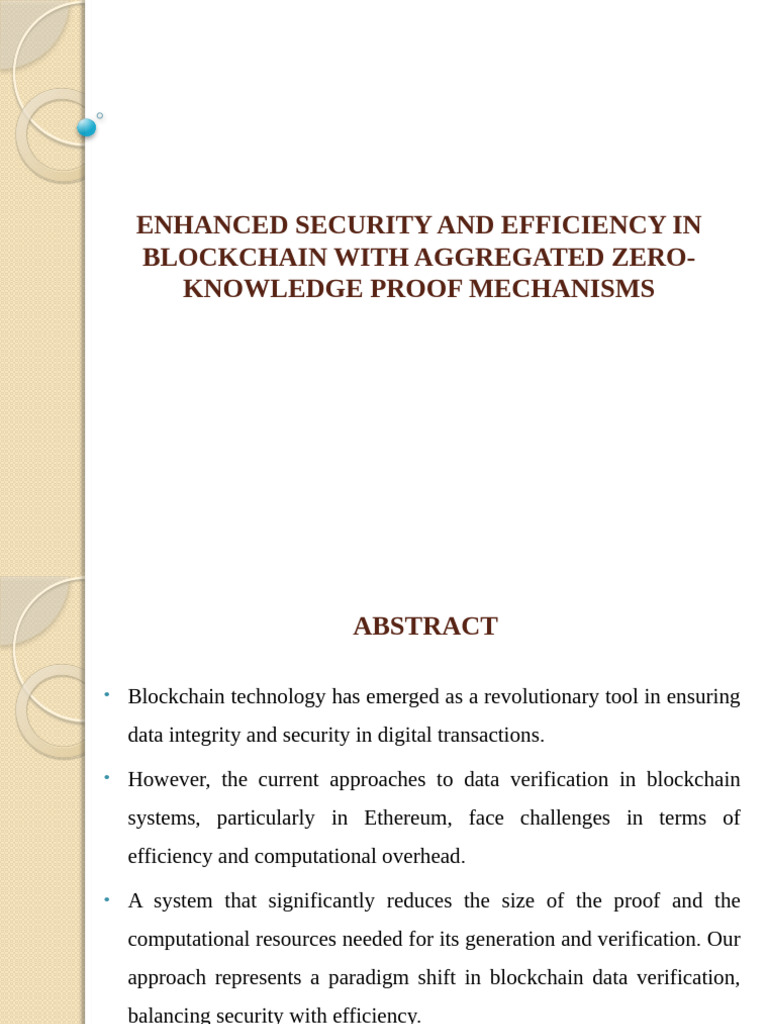 BDVP: Enhancing Blockchain Security | PDF | Computing | Computer Science