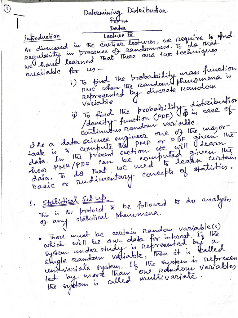 Data Science Lecture - 4 (31 - 01 - 25) | PDF