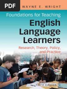 Foundations for Teaching English Language Learners Research, Theory 3th 3