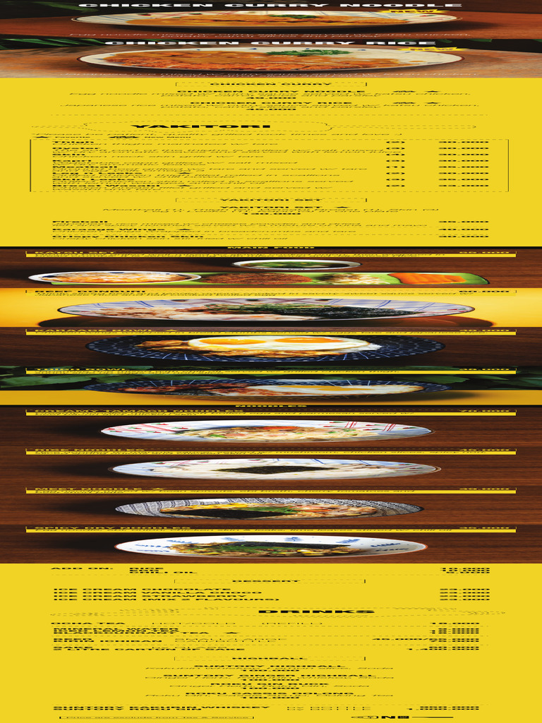 Set N Rise Menu Update - Feb 5 25 - Compressed | PDF | Sauce | Curry