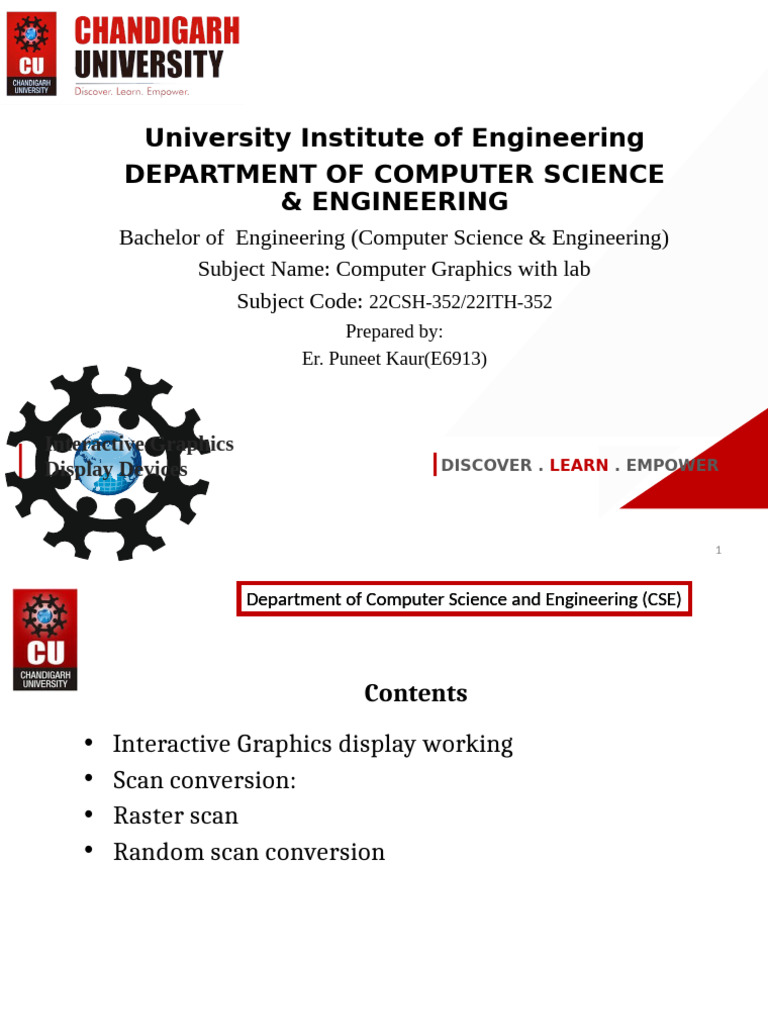 Computer Graphics Overview and Techniques | PDF | Electricity ...