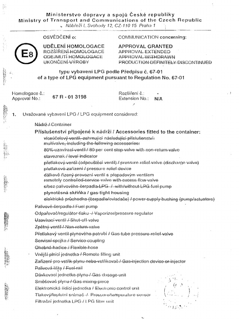 E8 67R-013198 Karadeniz Gas-Tight | PDF