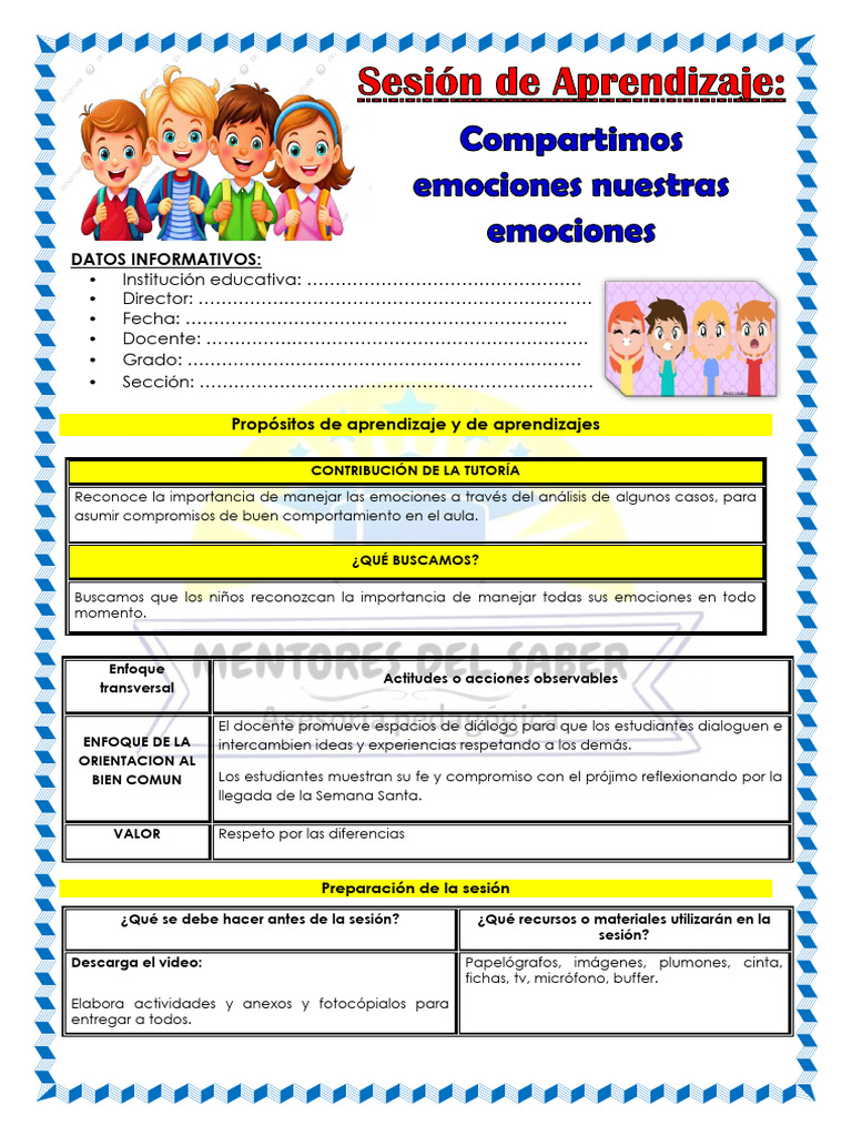 Manejo de emociones en el aula | PDF | Las emociones | Comportamiento