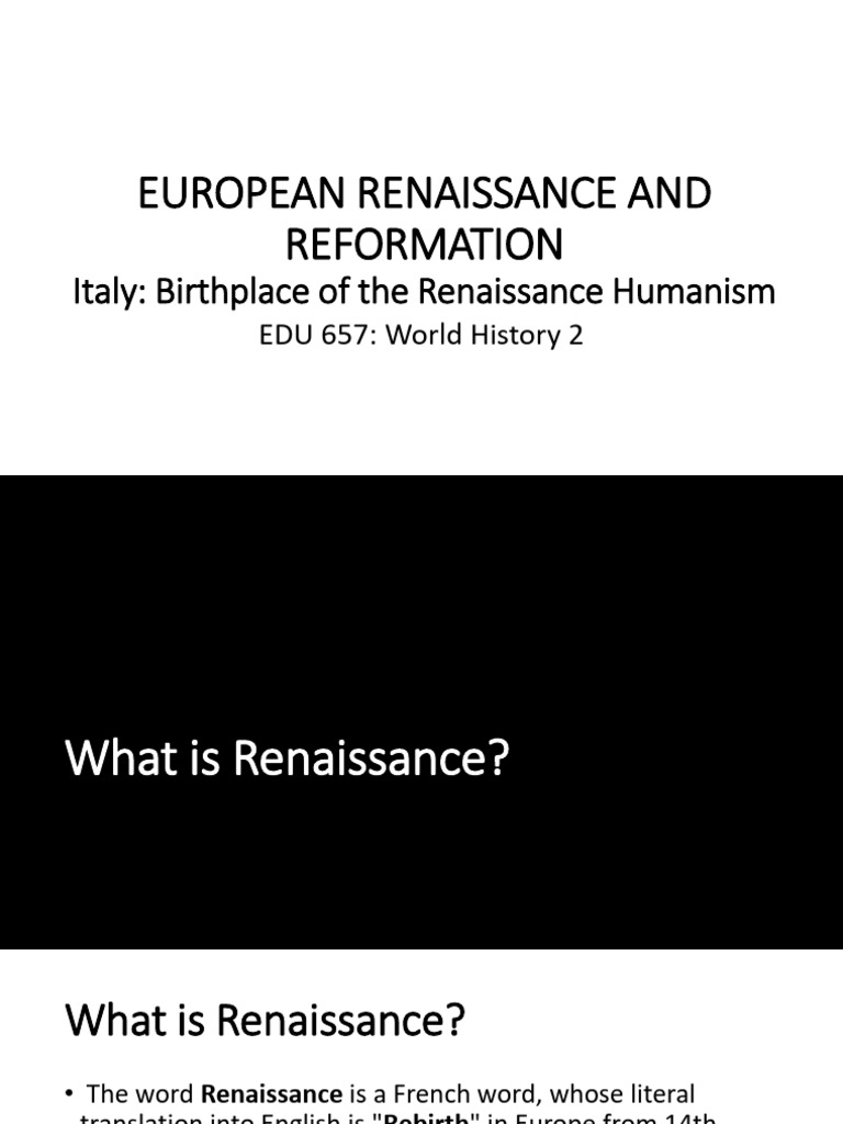 Renaissance Humanism and Its Impact | PDF | Renaissance | Humanism