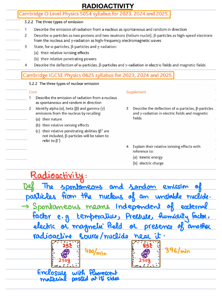 5.2 Radioactivity | PDF | Radioactive Decay | Radiation