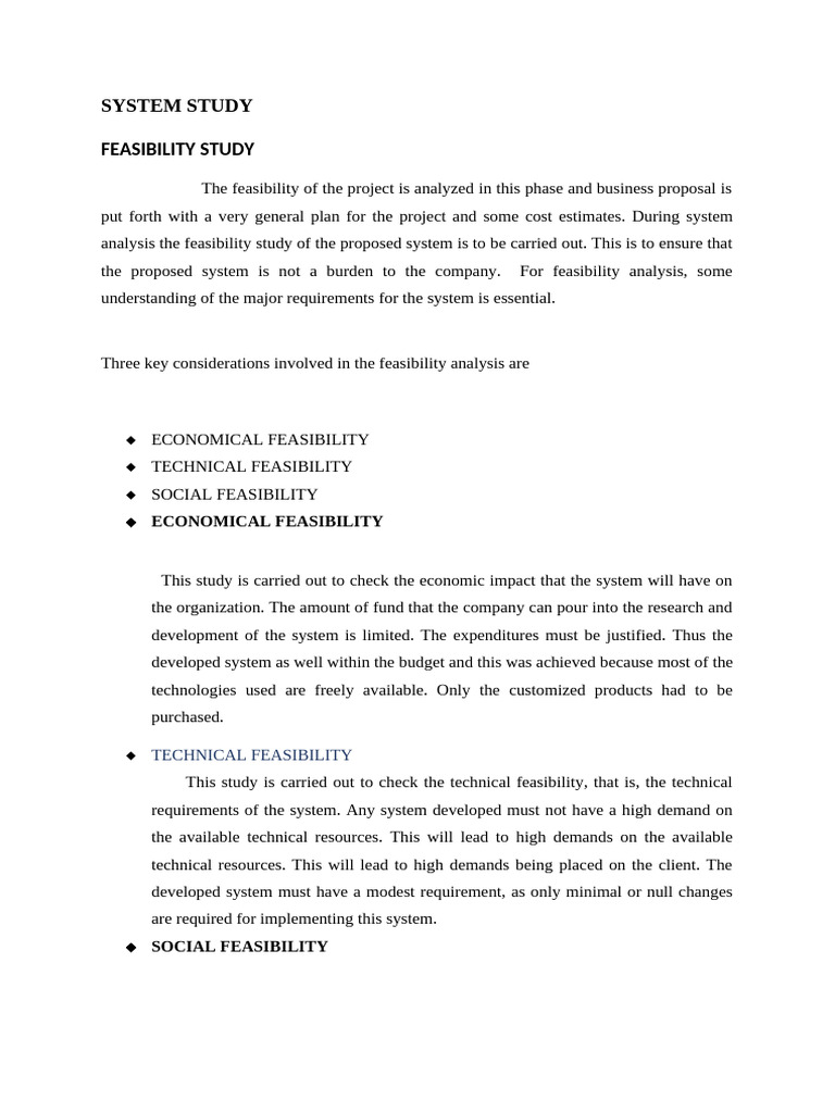 System Study | PDF