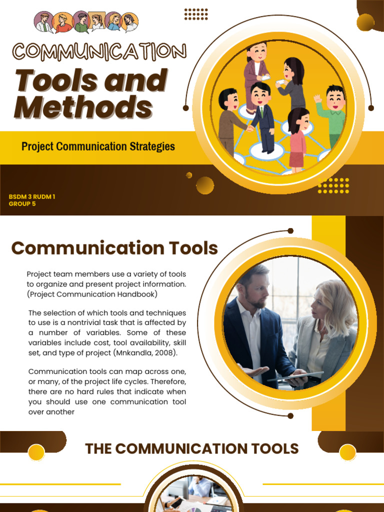 Project Communication Tools Overview | PDF