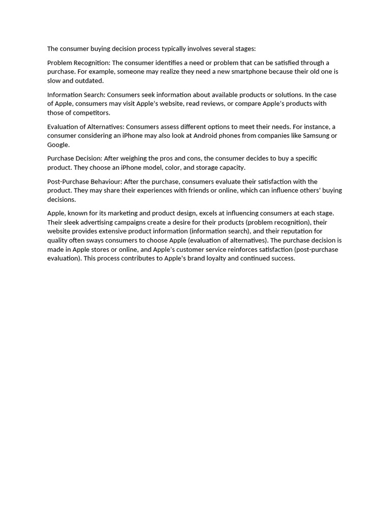 Understanding Consumer Buying Process | PDF