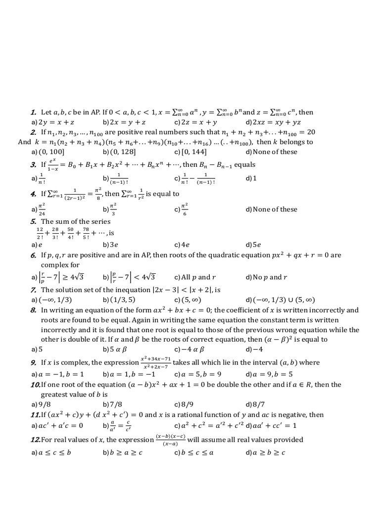 Biweekly 12 Jan 2025 Mathematics XI (1) (1) - Removed | PDF ...