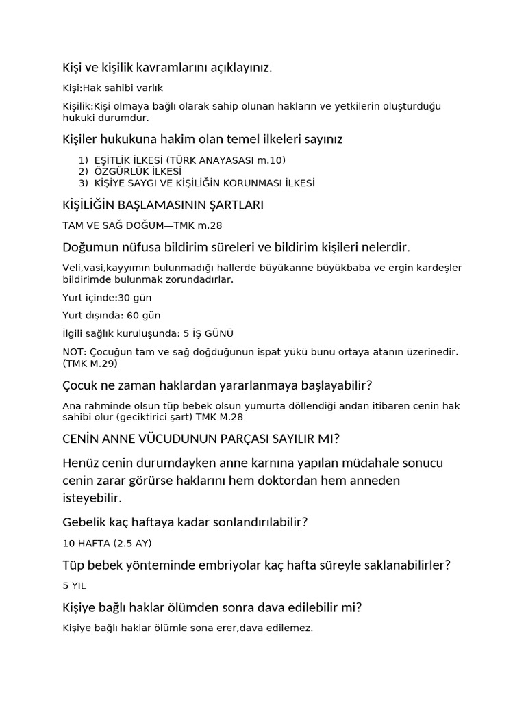 Medeni PRTK | PDF