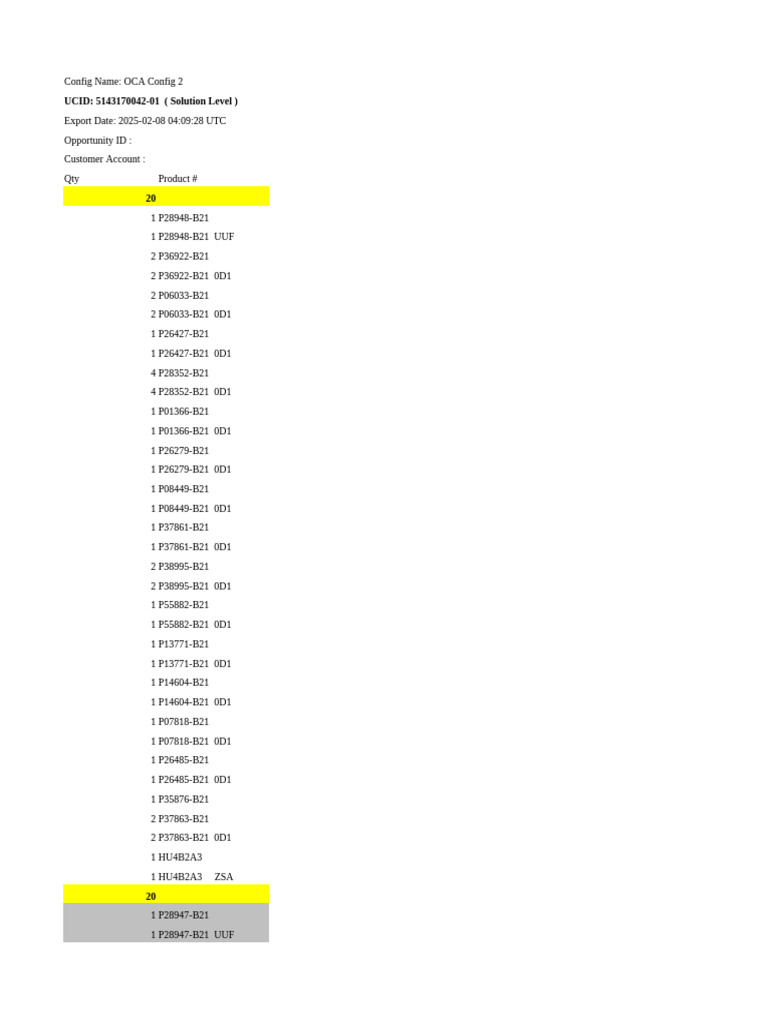 OCA Config 2 5143170042-01 | PDF | Computer Science | Computer Engineering