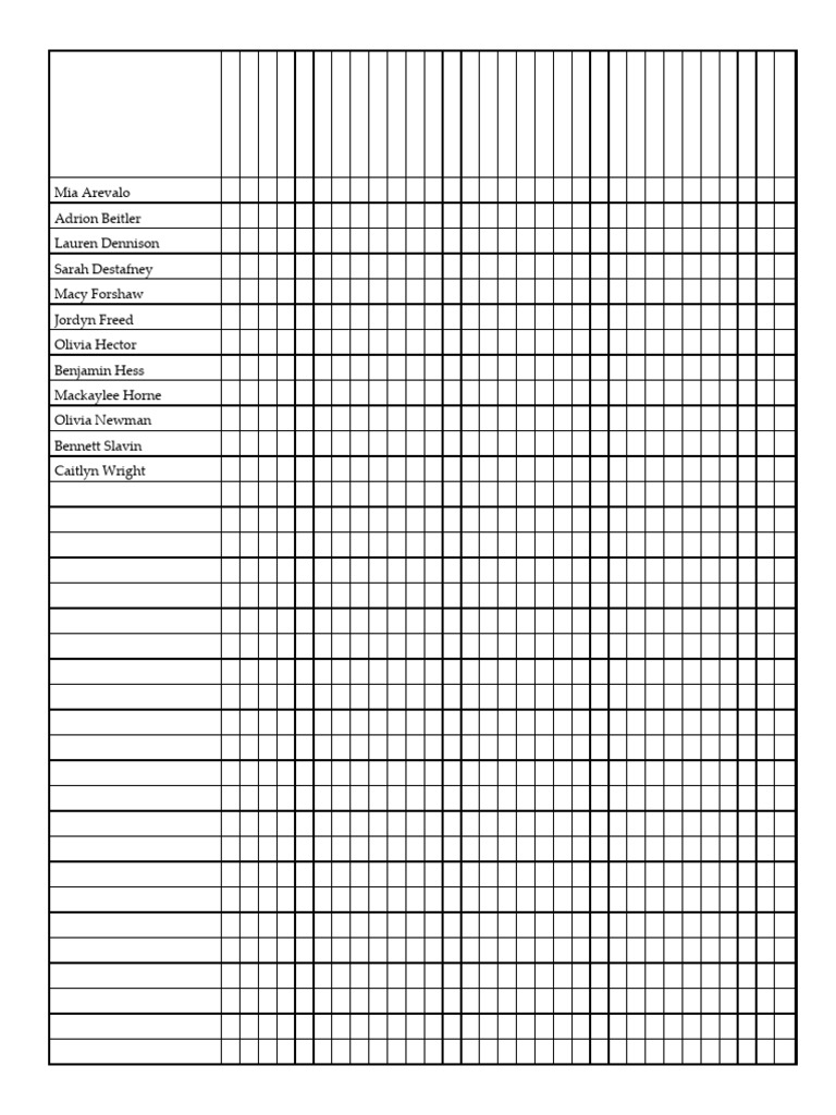 Street Alw Roster Revised | PDF