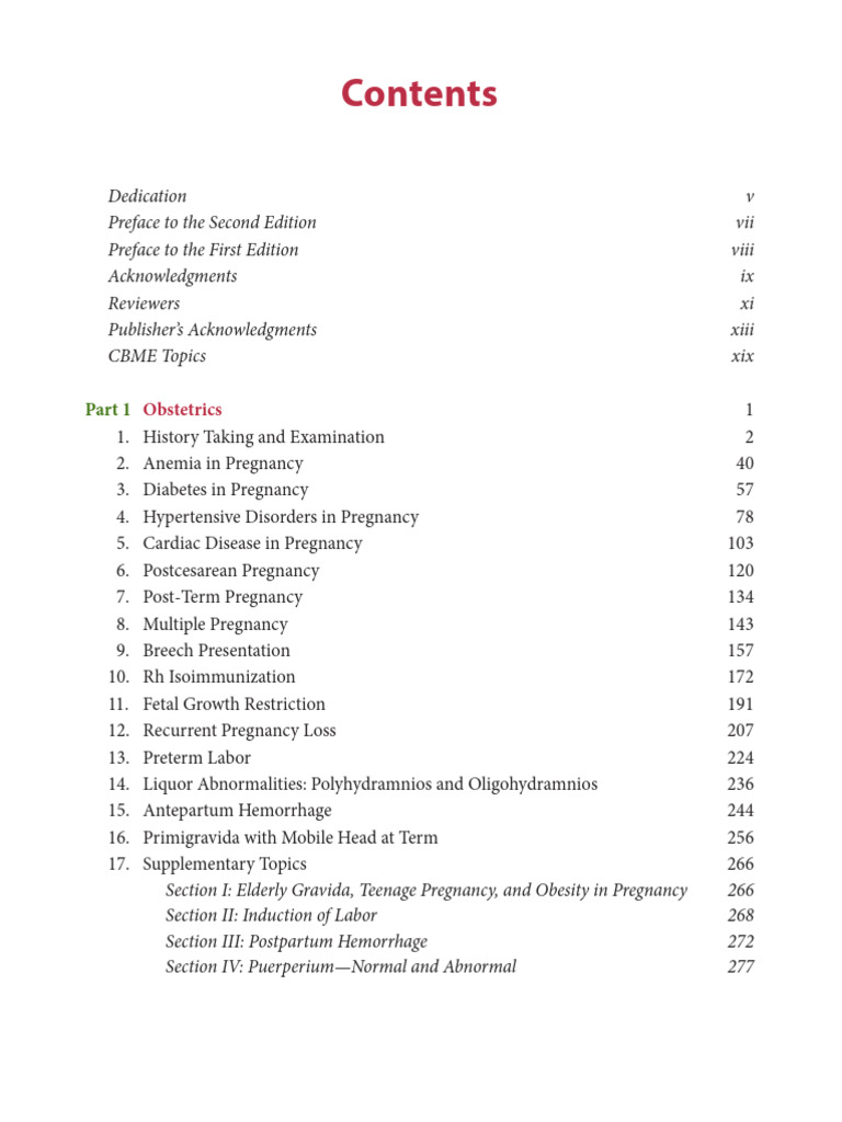 Obstetrics Algorithms and Guidelines | PDF