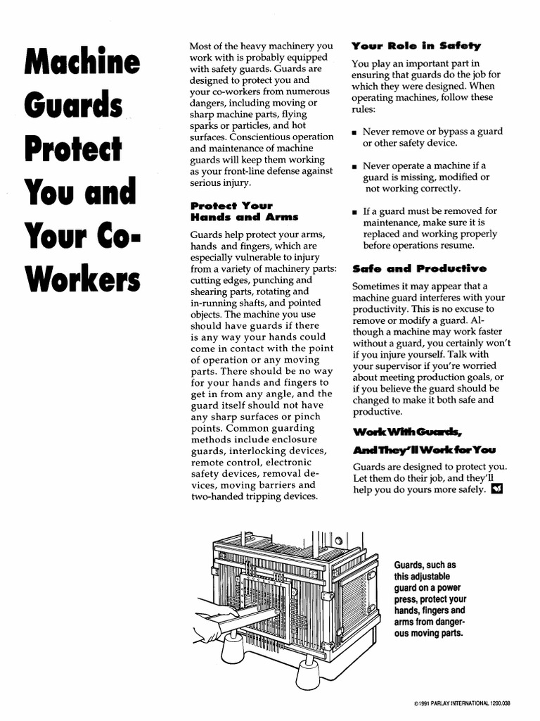 Machine Guarding | PDF