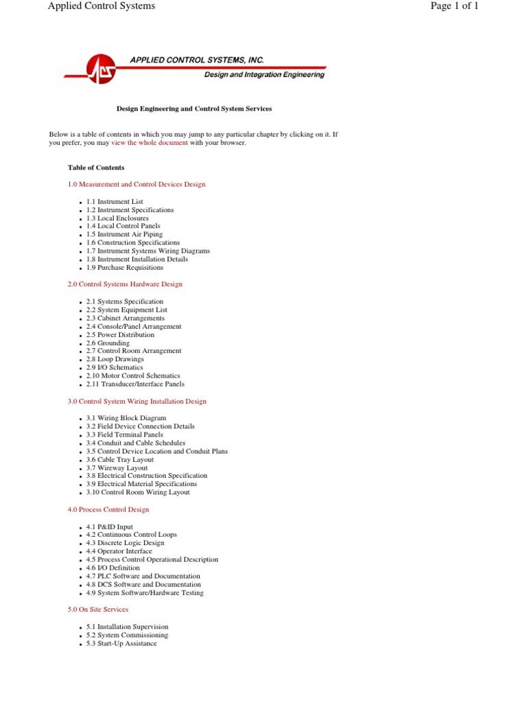 Services Offered | PDF