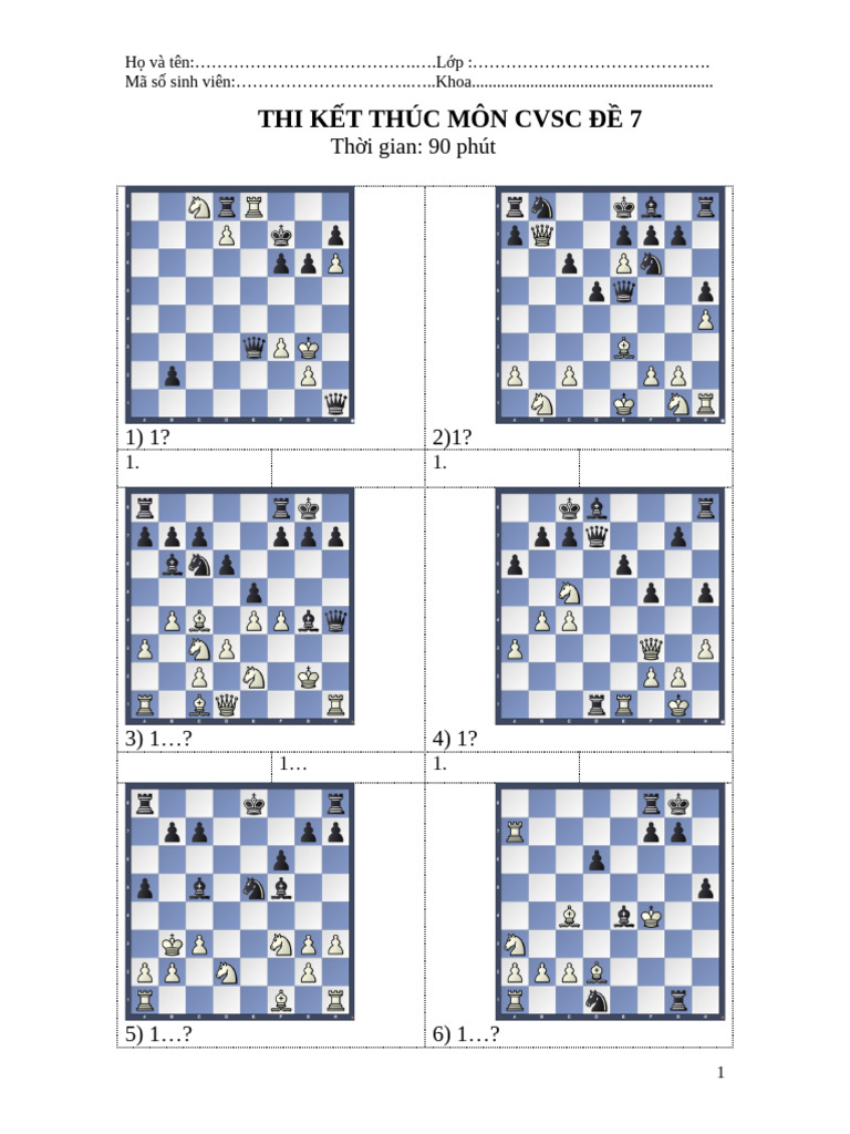 CV1 ĐỀ 7 | PDF