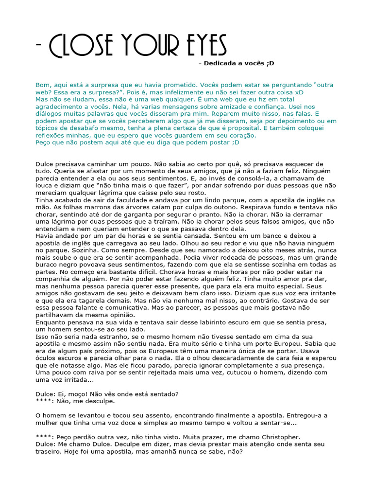 Reflexões sobre amizade e superação | PDF | Amor | Tempo