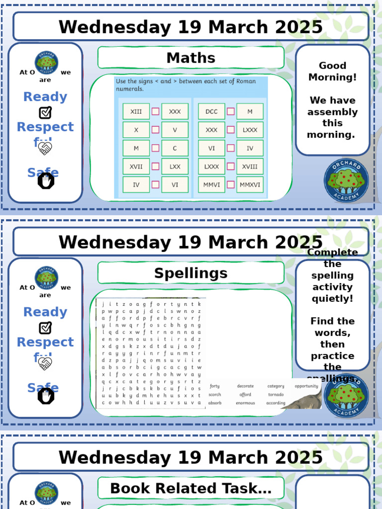 Morning Work Week 4 | PDF