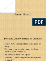 Setting Goals: GPA Strategy for Quality Over Quantity