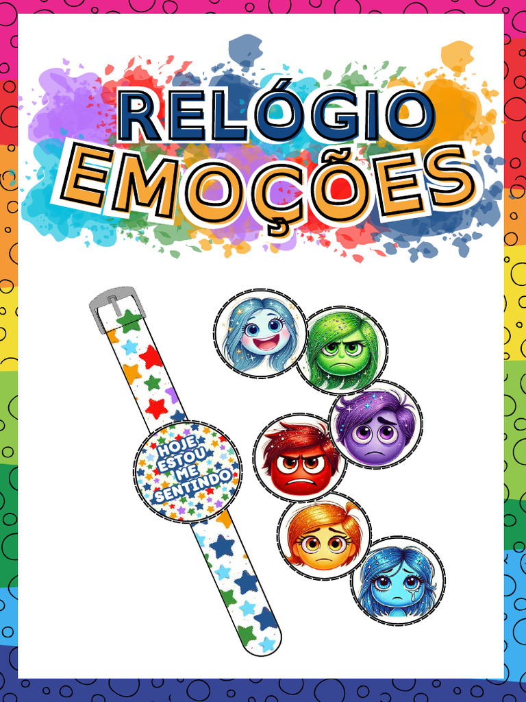 Relógio das Emoções para Crianças | PDF