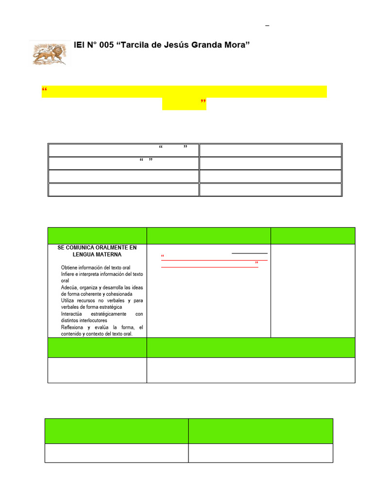 Organización del Aula en 4to Grado | PDF | Salón de clases | Aprendizaje