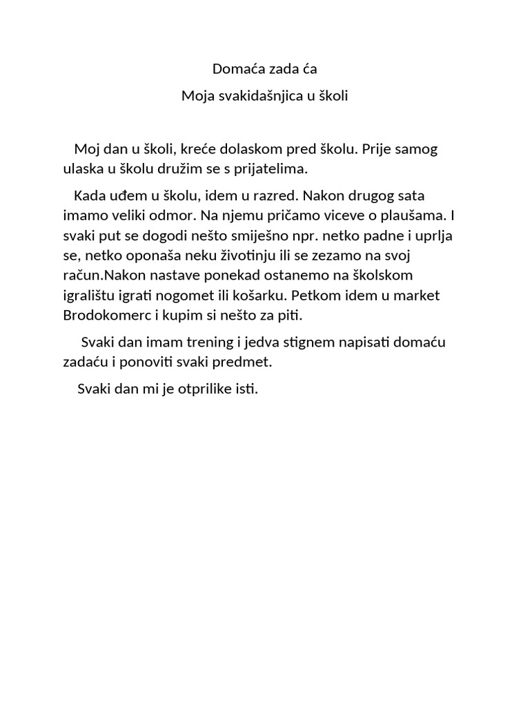 Domaća Zadaća | PDF