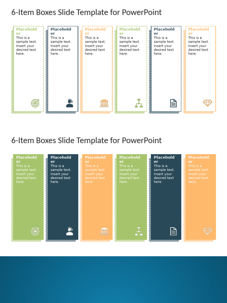 6-Item PowerPoint Slide Template | PDF