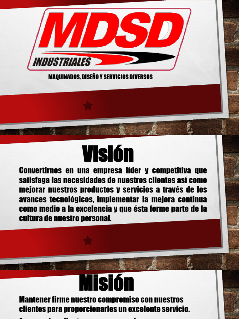 Presentacion MDSD INDUSTRIALES. | PDF