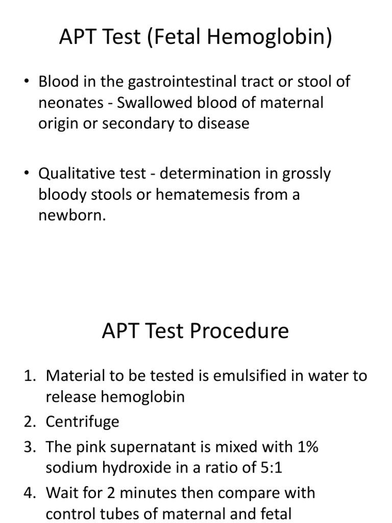 apt test Diarrhea Digestive System