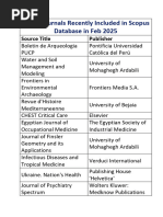 Scopus Indexed Journals List 2025 | PDF