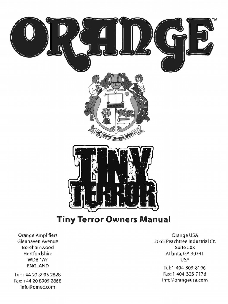 Tiny Terror Manual V16 | PDF