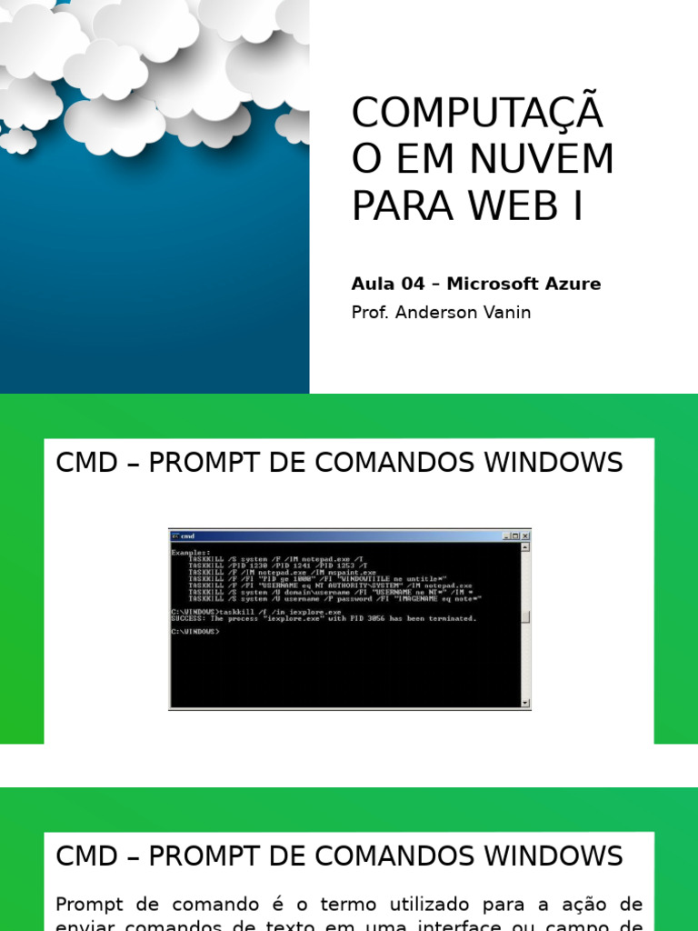 Comandos CMD no Windows: Guia Prático | PDF | Sistema operacional ...