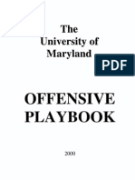 2000 University of Maryland Playbook-Offense
