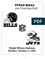 2001 Buffalo Bills Def Scout Report Vs Jets