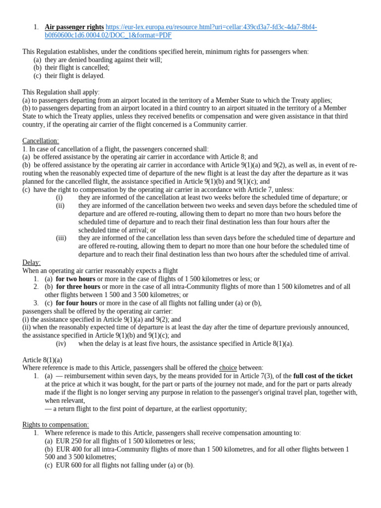 Air Passenger Rights Https | PDF | Public Law | Justice