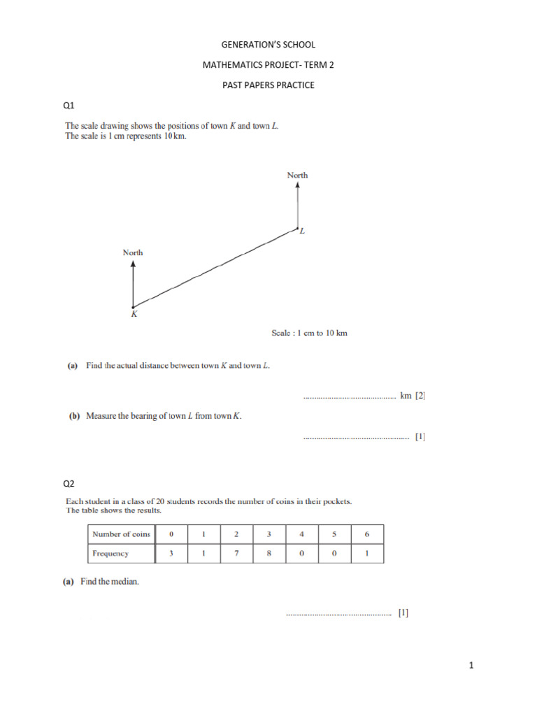 Math Project Term 2 | PDF