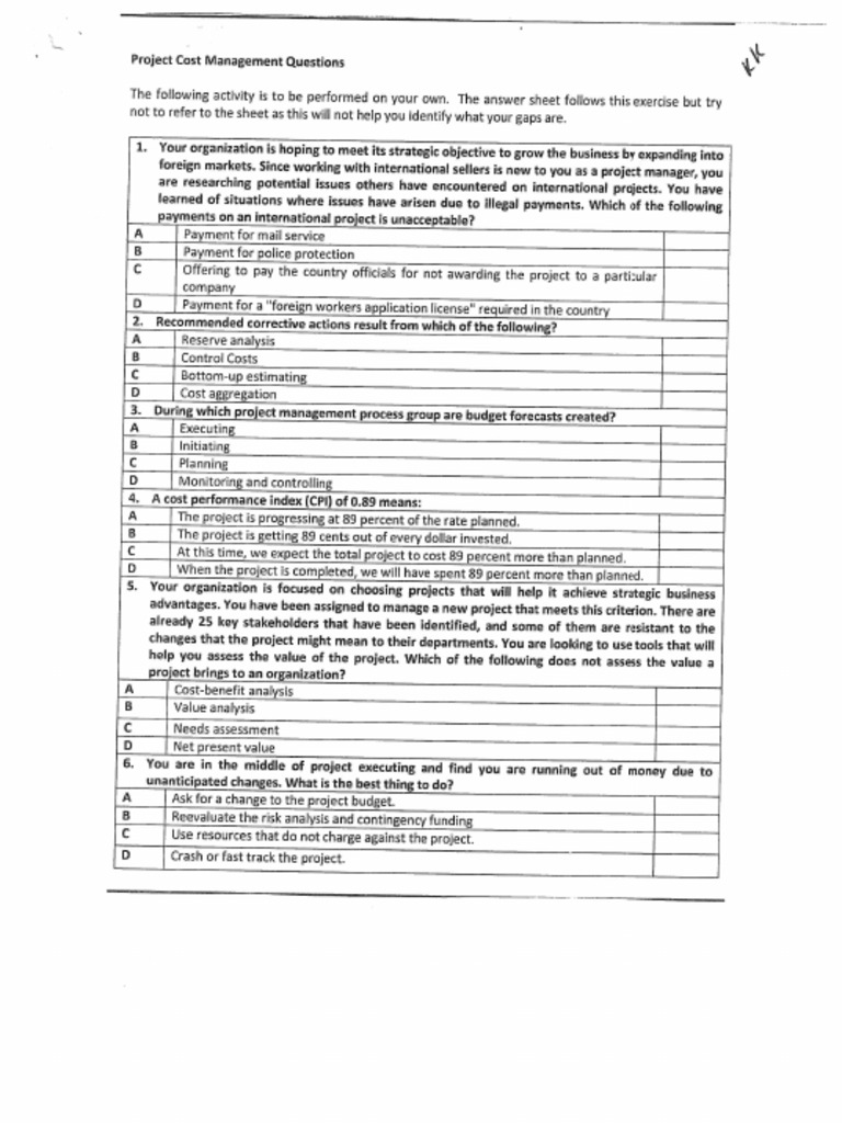 PMP Questions 3 | PDF