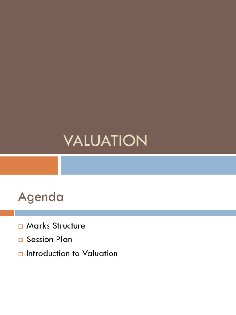 Valuation Techniques and Principles Guide | PDF | Discounted Cash Flow ...