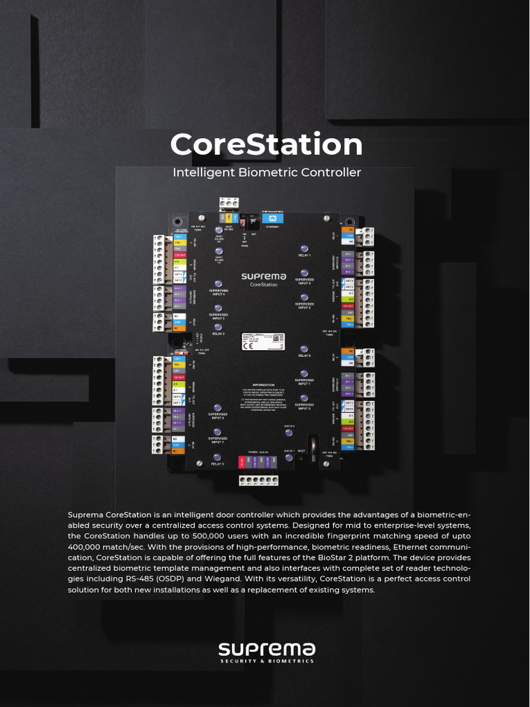 Centralized Biometric Access Control | PDF | Access Control | Biometrics