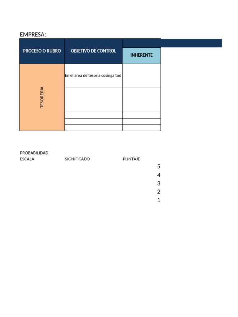 Copia de MODELO DE MATRICES DE RIESGO | PDF