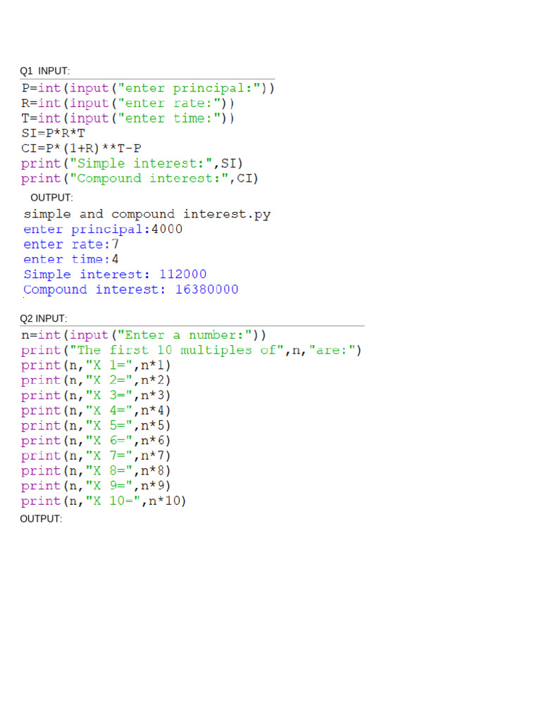 Python Lab Practical | PDF