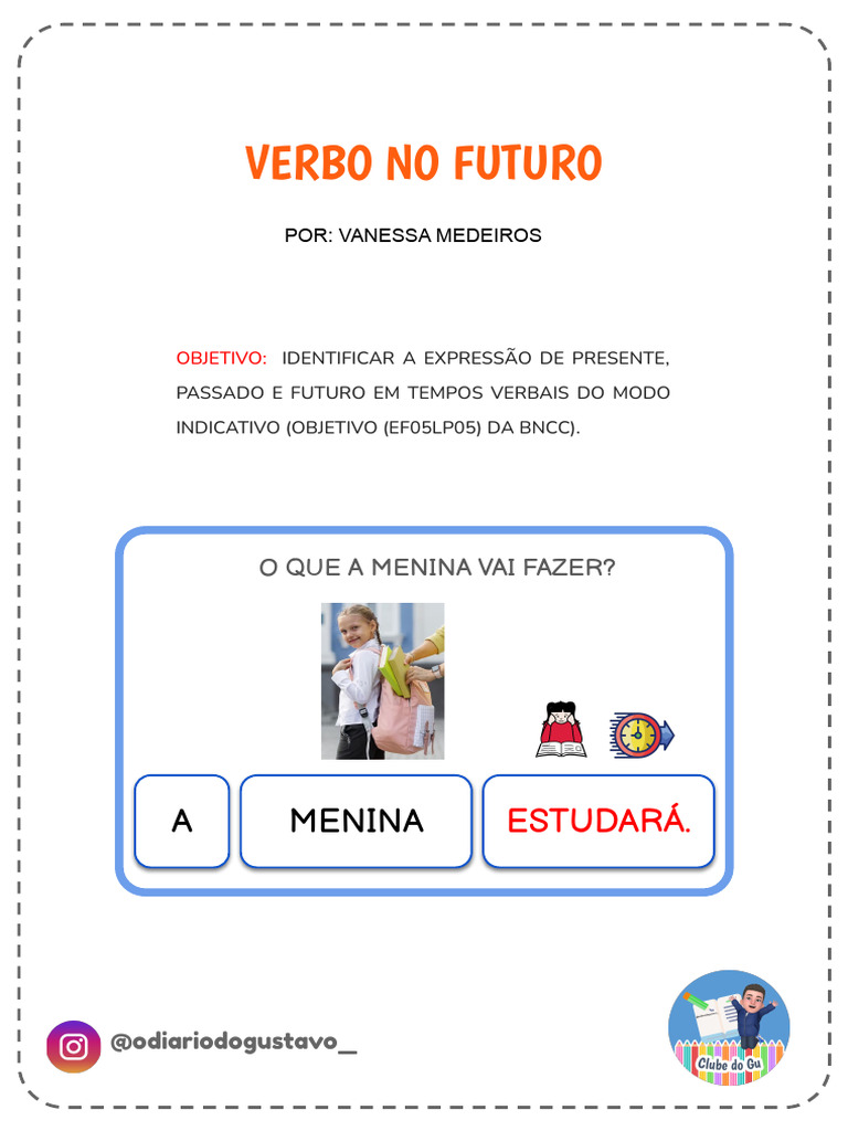 Verbos no Futuro: Atividades Futuras | PDF | Famílias linguísticas