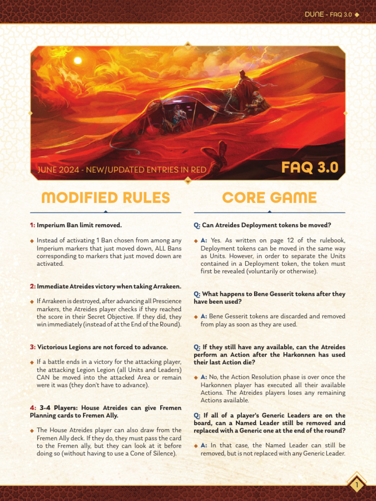 Dune FAQ 3 - 0 | PDF | Dune (Franchise) | Transhumanist Books