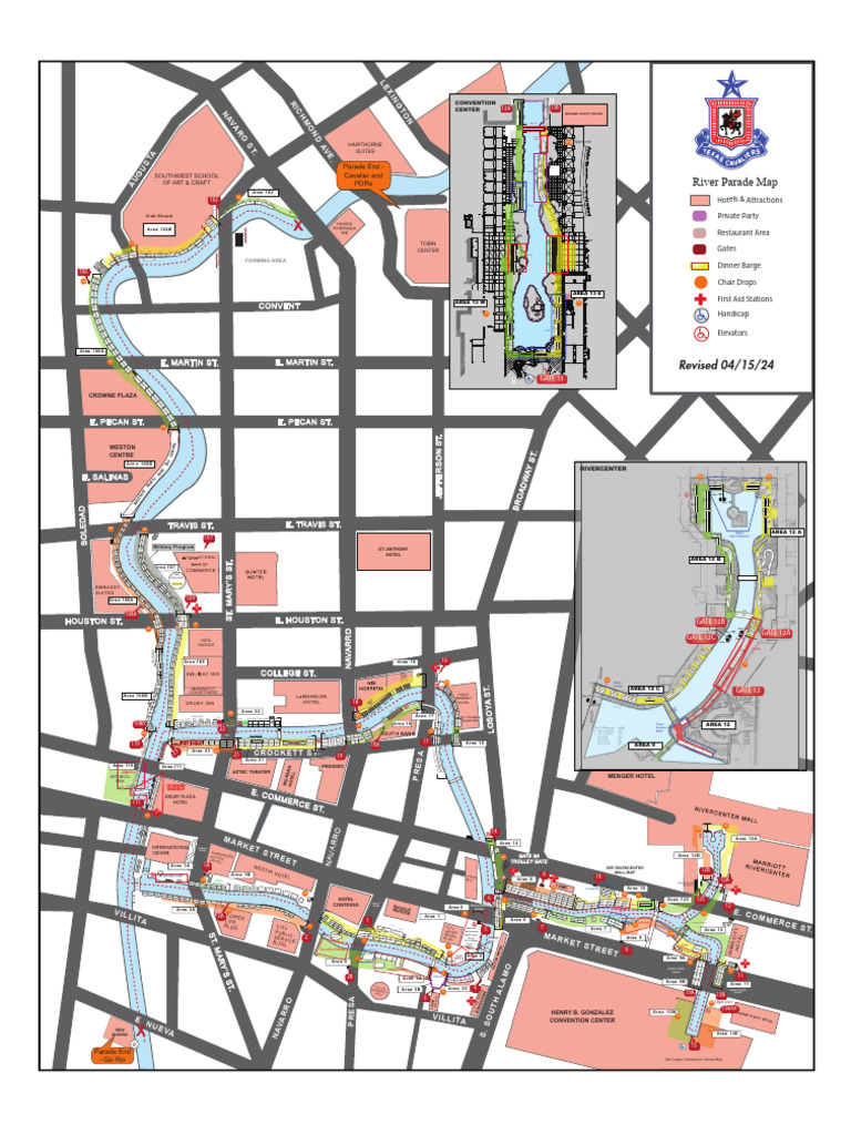 San Antonio River Parade Route Guide | PDF