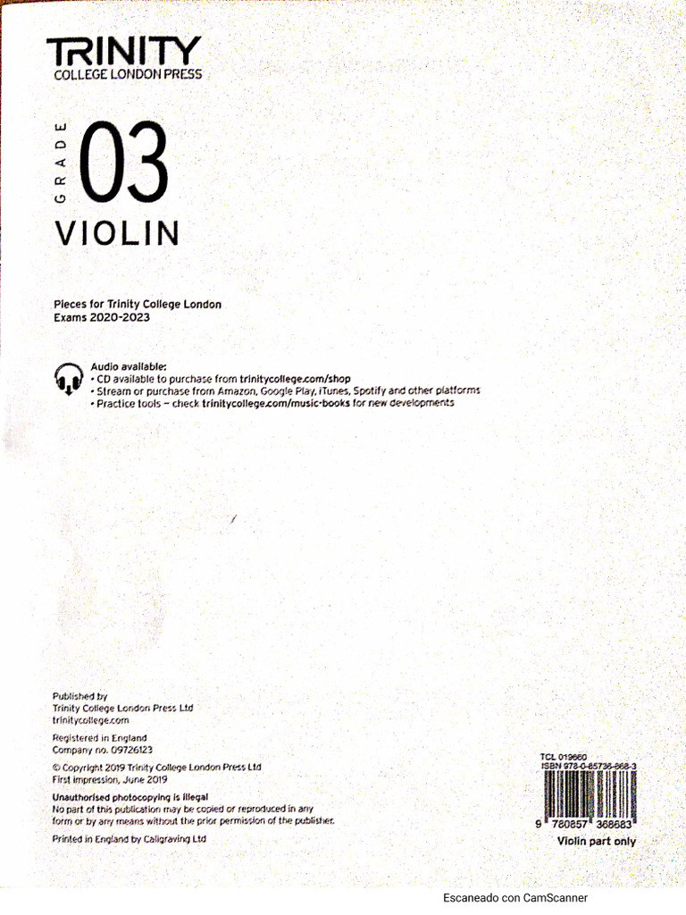 Violin Grade 3 Pieces 20 - 23 | PDF