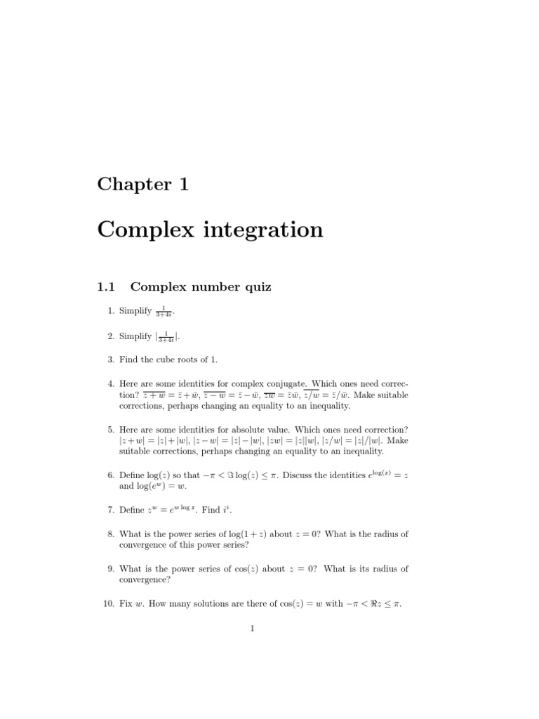 Complex | PDF